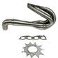PLM Power Driven K-Series Hood Exit Race Header (4-1 Megaphone) Non-Lean
