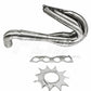 PLM Power Driven K-Series Hood Exit Race Header (4-1 Megaphone) Non-Lean