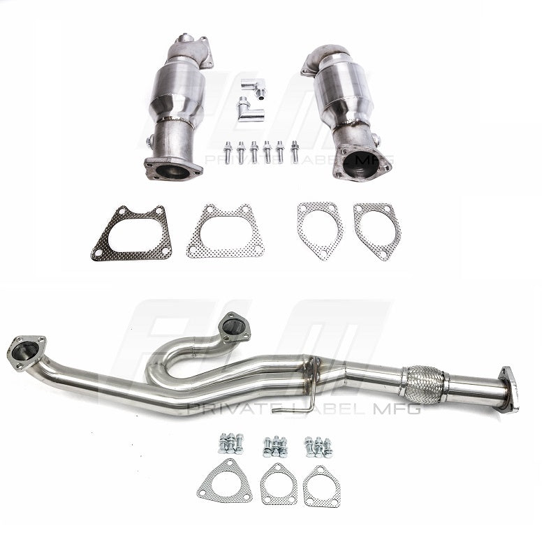 PLM Primary Catalytic Converters PCD & J-Pipe Acura TL 2004 - 2008 Combo