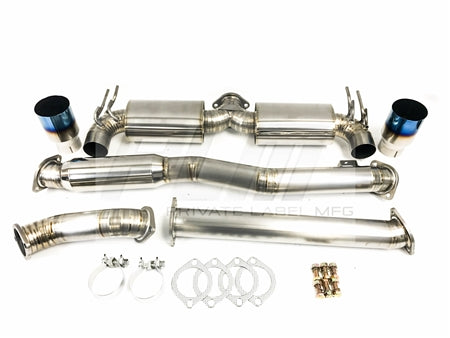 PLM Power Driven Titanium Exhaust - Evo X 08-15 V2 Mitsubishi Lancer Evolution X