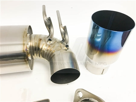 PLM Power Driven Titanium Exhaust - Evo X 08-15 V2 Mitsubishi Lancer Evolution X