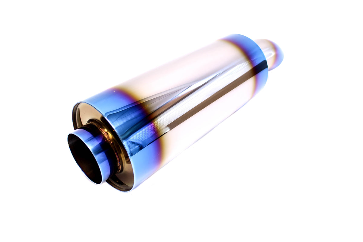 PLM Power Driven Universal Turndown Dolphin Tip Muffler
