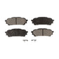 Rear Semi-Metallic Disc Brake Pads PPF-D1004 For Subaru Forester Impreza Saab 9-2X