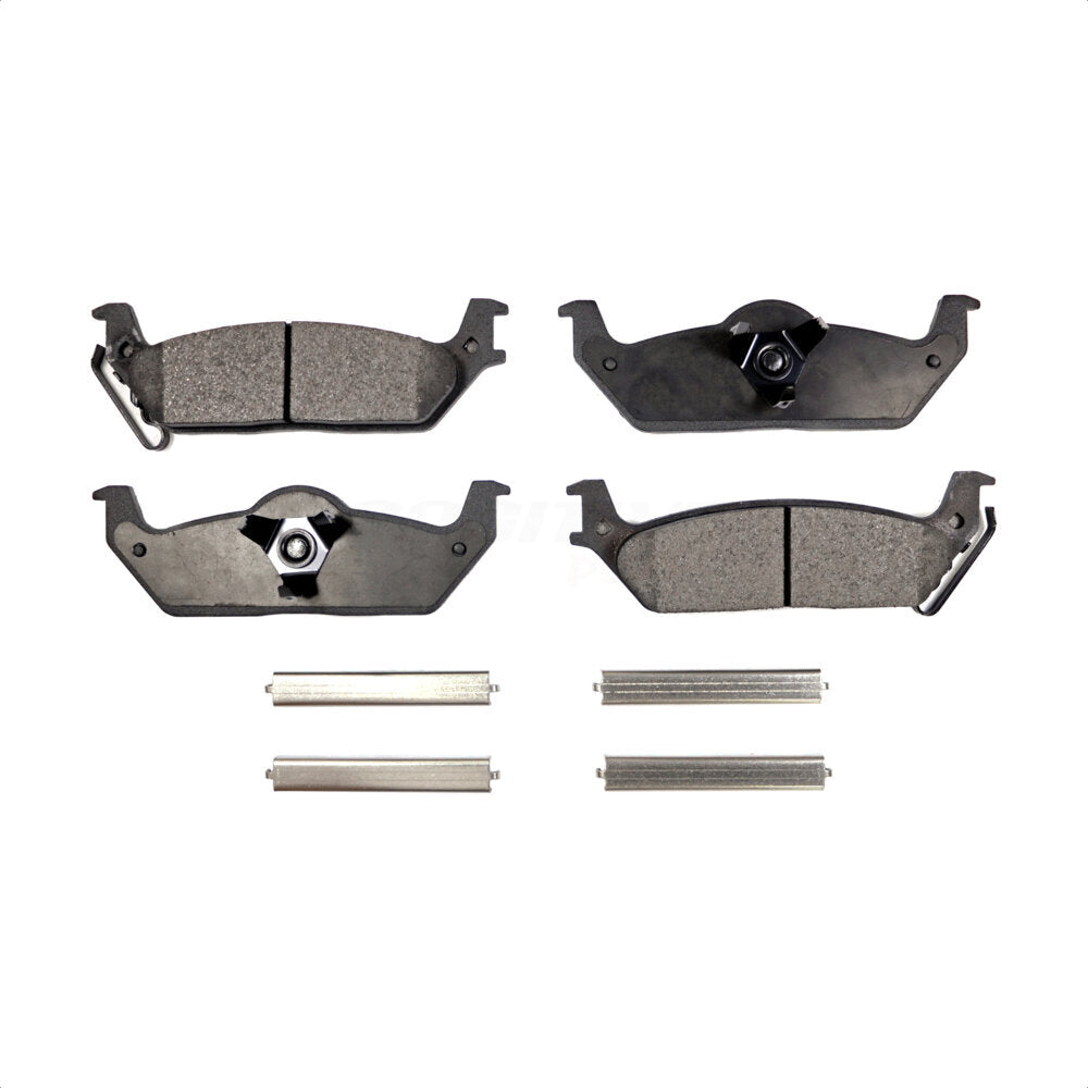 Rear Semi-Metallic Disc Brake Pads PPF-D1012 For Ford F-150 Lincoln Mark LT