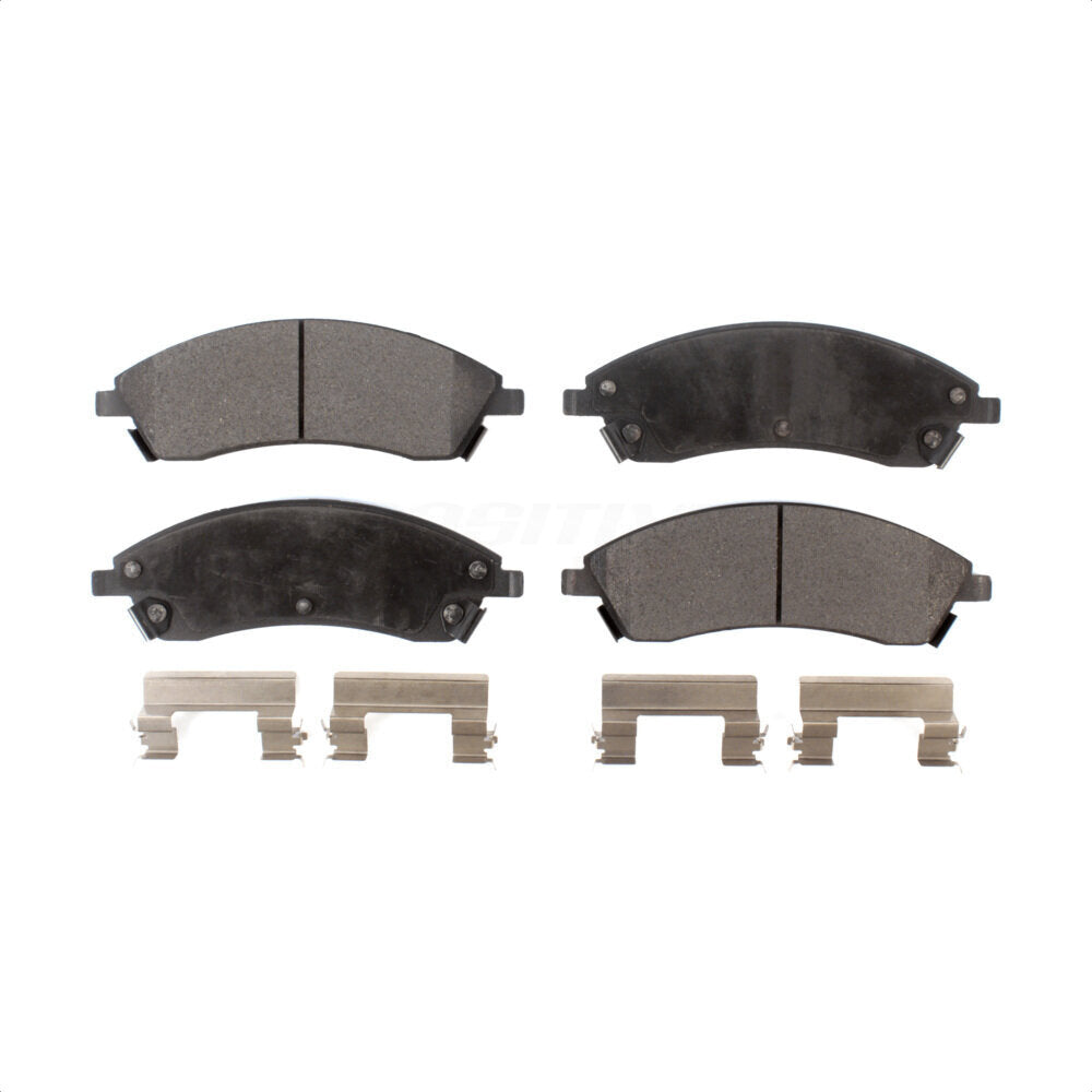 Front Semi-Metallic Disc Brake Pads PPF-D1019 For Cadillac SRX CTS STS Pontiac Bonneville