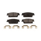 Rear Semi-Metallic Disc Brake Pads PPF-D1020 For Cadillac SRX STS CTS