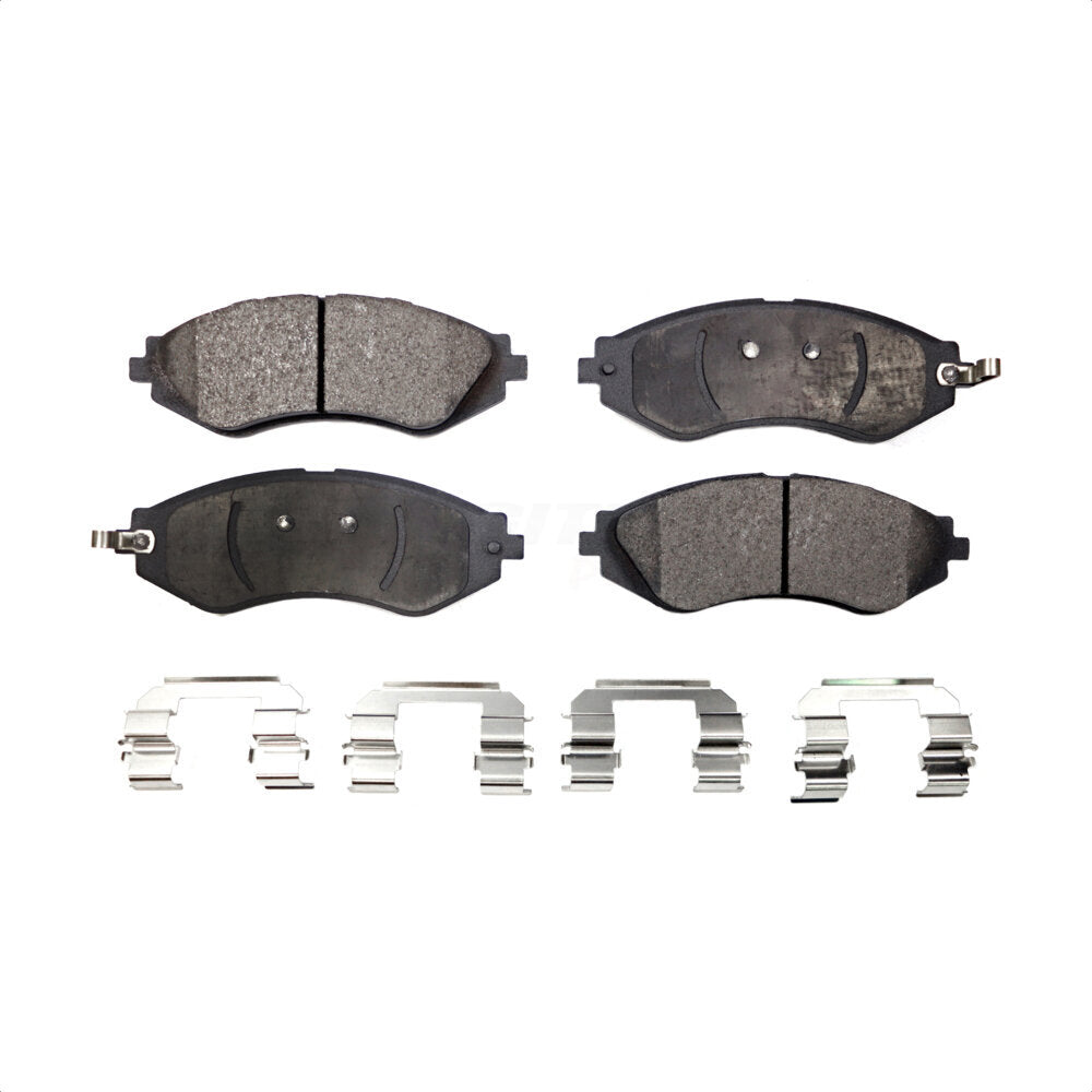 Front Semi-Metallic Disc Brake Pads PPF-D1035 For Chevrolet Aveo Spark Suzuki Forenza Aveo5 Reno Daewoo EV Pontiac G3 Lanos Leganza Nubira Wave Wave5 Optra Swift+