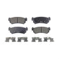 Rear Semi-Metallic Disc Brake Pads PPF-D1036 For Suzuki Forenza Reno Chevrolet Optra