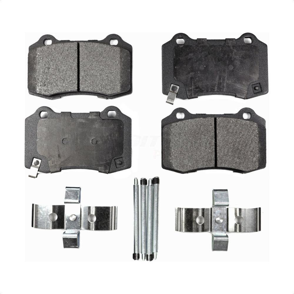Rear Semi-Metallic Disc Brake Pads PPF-D1053 For Jeep Grand Cherokee Dodge Charger Chevrolet Camaro Chrysler 300 Challenger Cadillac CTS Durango Tesla STS X S Magnum SS