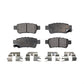 Rear Semi-Metallic Disc Brake Pads PPF-D1088 For 2005-2010 Honda Odyssey