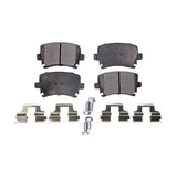 Rear Semi-Metallic Disc Brake Pads PPF-D1108 For Volkswagen Jetta Audi Tiguan GTI CC A4 Quattro Passat A6 Rabbit Golf Eos A3 Q3 TT Limited R R32 R8 S6 RS TTS