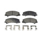 Front Semi-Metallic Disc Brake Pads PPF-D1159 For Chevrolet Impala Buick Lucerne Cadillac DTS Limited LaCrosse Monte Carlo Allure