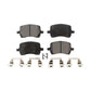 Front Semi-Metallic Disc Brake Pads PPF-D1160 For Chevrolet Malibu Pontiac G6 HHR Cobalt Saturn Aura G5