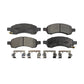 Front Semi-Metallic Disc Brake Pads PPF-D1169 For Chevrolet Trailblazer GMC Envoy Colorado Canyon EXT XL Buick Rainier Saab 9-7x Isuzu Ascender SSR