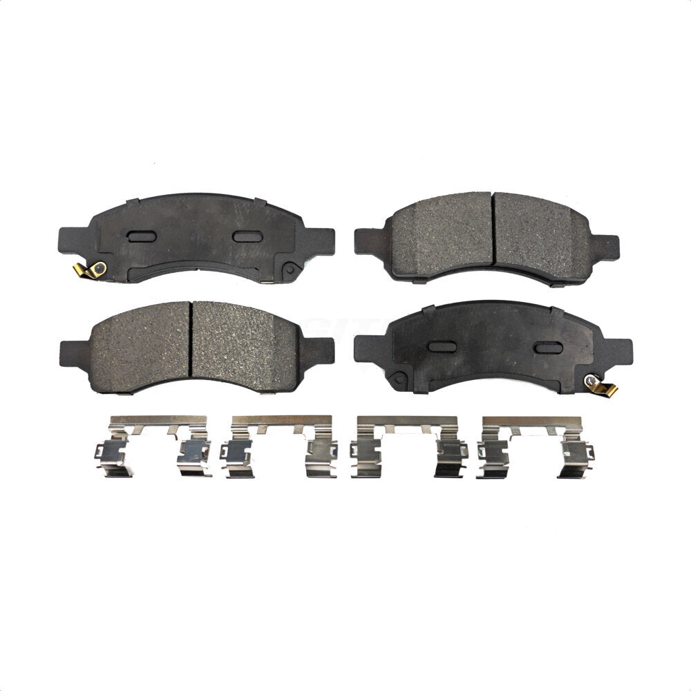 Front Semi-Metallic Disc Brake Pads PPF-D1169 For Chevrolet Trailblazer GMC Envoy Colorado Canyon EXT XL Buick Rainier Saab 9-7x Isuzu Ascender SSR