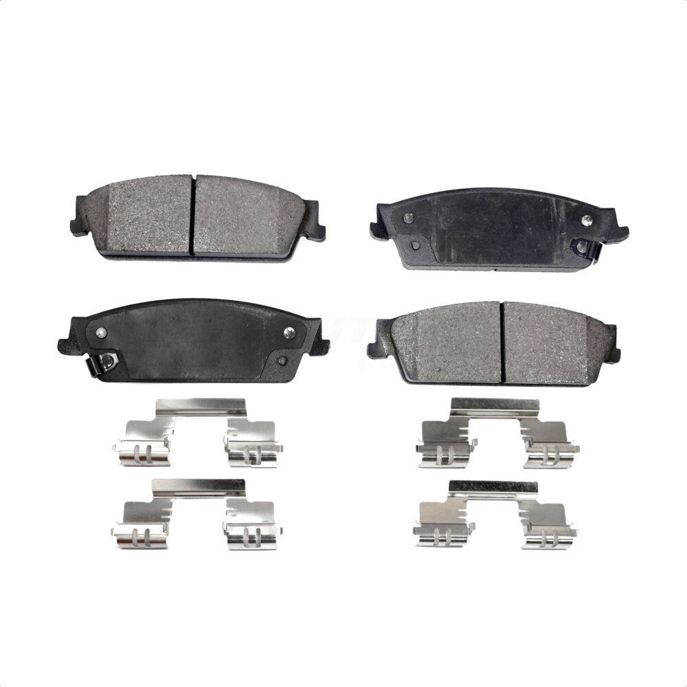 Rear Semi-Metallic Disc Brake Pads PPF-D1194 For Chevrolet Silverado 1500 GMC Sierra Tahoe Suburban Yukon Cadillac XL Avalanche Escalade ESV EXT