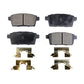 Rear Semi-Metallic Disc Brake Pads PPF-D1259 For Ford Edge Mazda CX-9 CX-7 Lincoln MKX