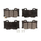 Rear Semi-Metallic Disc Brake Pads PPF-D1347 For INFINITI G37 Q50 Nissan 370Z Q60 M37 Q70 Q70L QX70 M56 FX50 Z