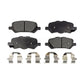 Rear Semi-Metallic Disc Brake Pads PPF-D1402 For 2009-2016 Toyota Venza