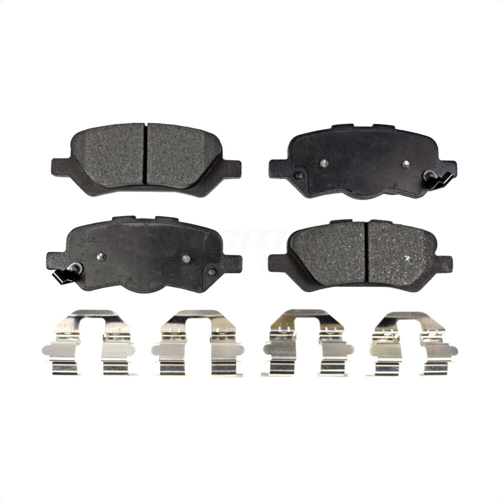 Rear Semi-Metallic Disc Brake Pads PPF-D1402 For 2009-2016 Toyota Venza