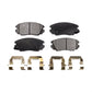 Front Semi-Metallic Disc Brake Pads PPF-D1421 For Chevrolet Equinox GMC Terrain Malibu Buick Impala LaCrosse Regal Limited Cascada Saab 9-5 Cadillac ELR Allure
