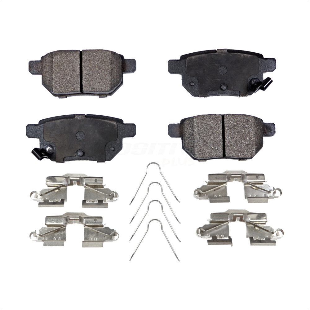 Rear Semi-Metallic Disc Brake Pads PPF-D1423 For Toyota Corolla Prius Scion xB Yaris tC Lexus CT200h Matrix Prime Pontiac Vibe iM Plug-In