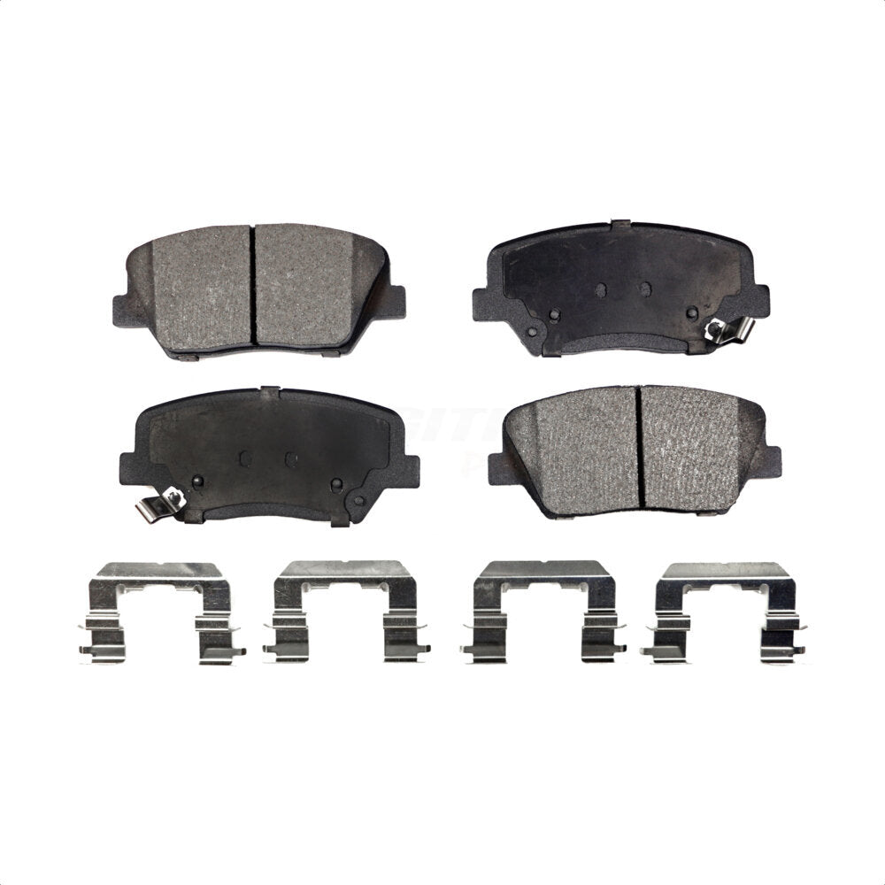 Front Semi-Metallic Disc Brake Pads PPF-D1432 For Kia Sorento Hyundai Santa Fe Sport Azera Rondo
