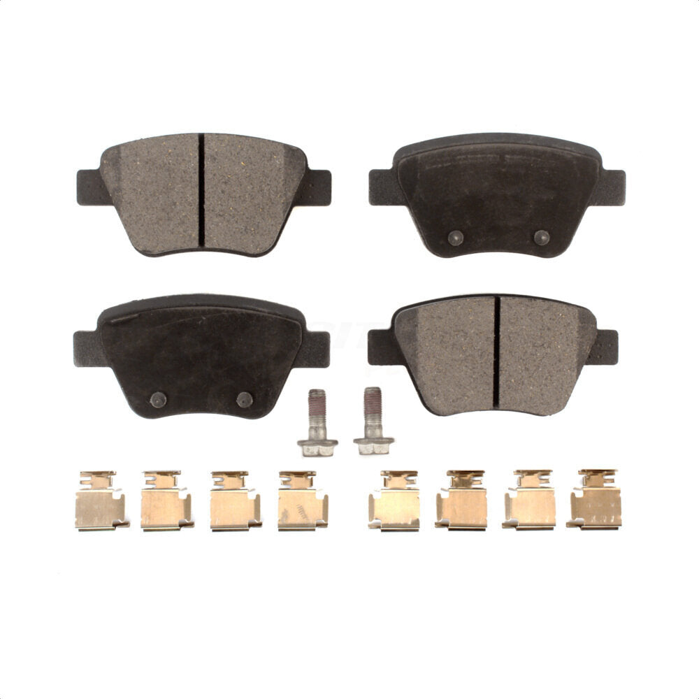 Rear Semi-Metallic Disc Brake Pads PPF-D1456 For Volkswagen Jetta Passat Beetle Golf GTI Eos Audi A3 Quattro