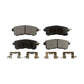 Rear Semi-Metallic Disc Brake Pads PPF-D1510 For INFINITI Nissan Armada QX80 QX56