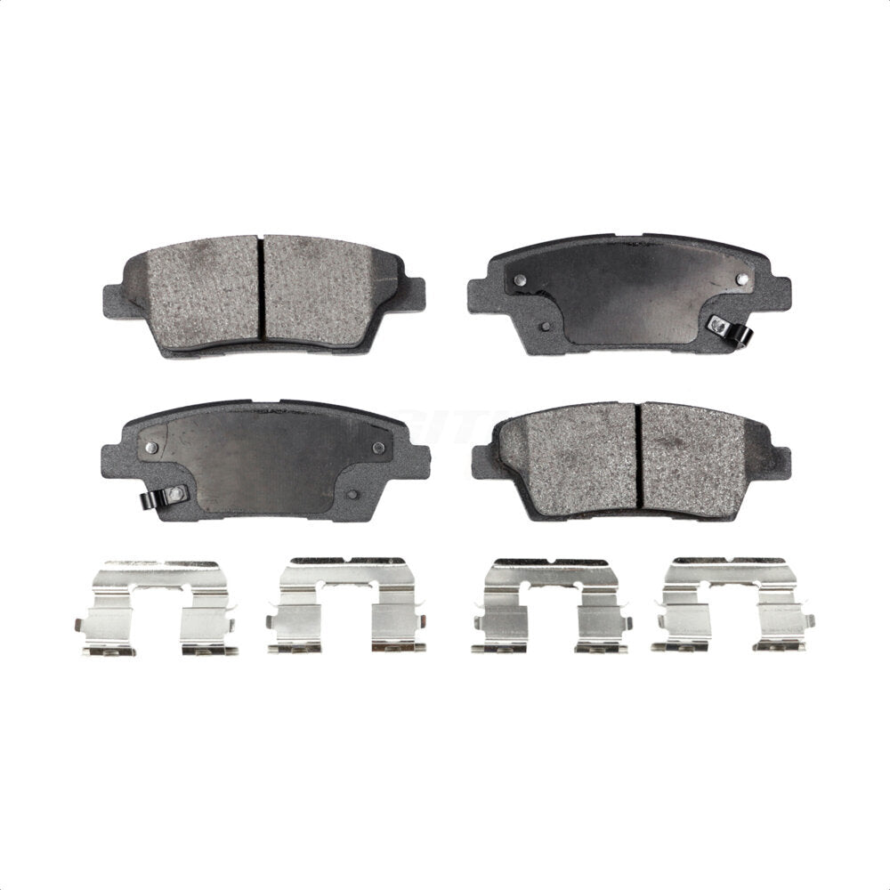 Rear Semi-Metallic Disc Brake Pads PPF-D1551 For Hyundai Genesis Mini Cooper Countryman G80 Paceman Kia K900