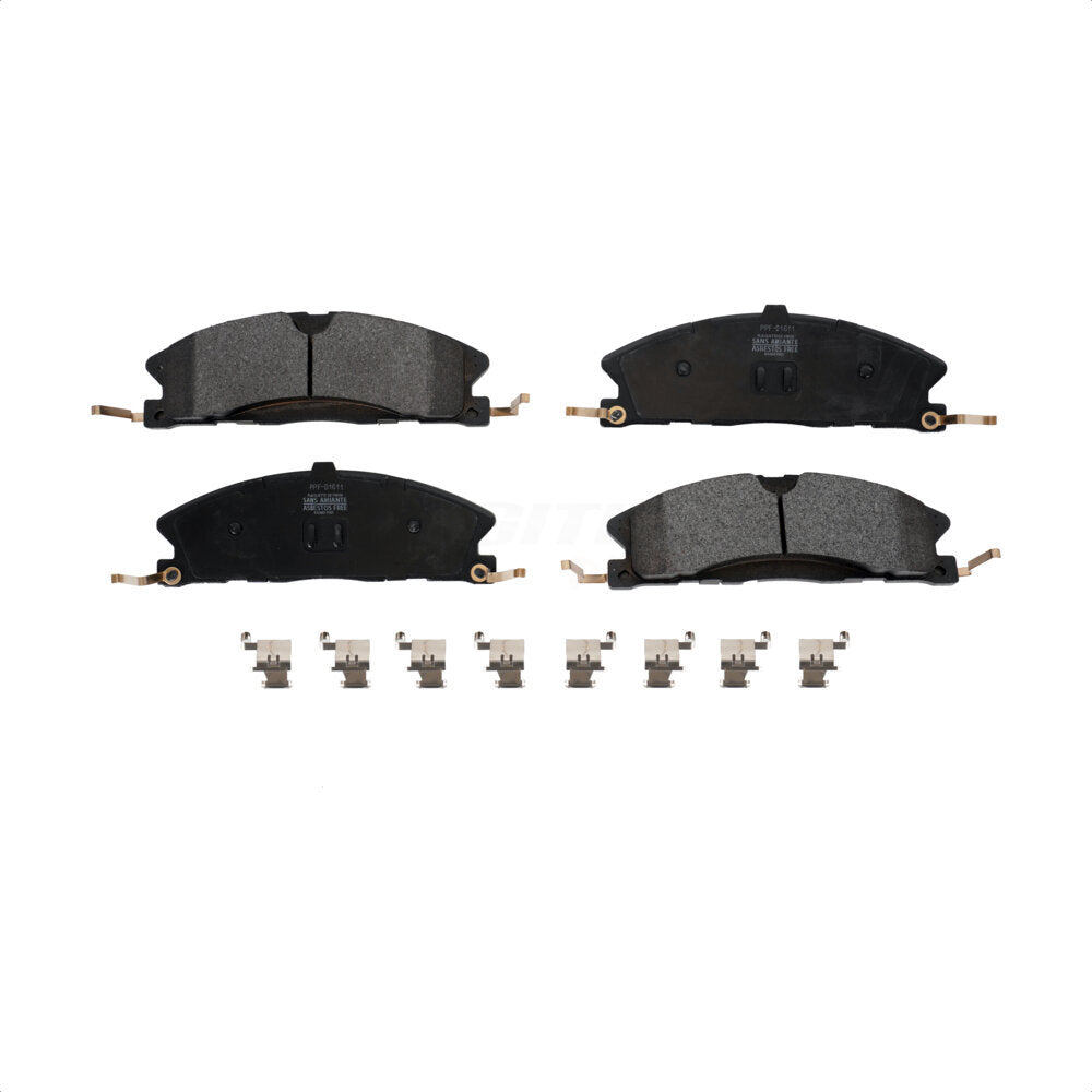 Front Semi-Metallic Disc Brake Pads PPF-D1611 For Ford Explorer Taurus Flex Police Interceptor Utility Lincoln Sedan MKS MKT Special Service
