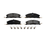 Front Semi-Metallic Disc Brake Pads PPF-D1611 For Ford Explorer Taurus Flex Police Interceptor Utility Lincoln Sedan MKS MKT Special Service