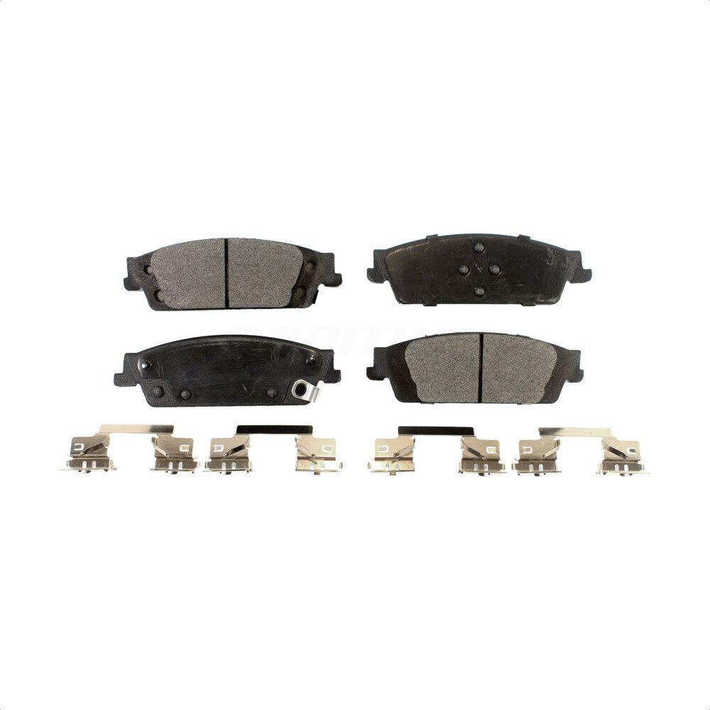 Rear Semi-Metallic Disc Brake Pads PPF-D1707 For Chevrolet Silverado 1500 GMC Sierra Tahoe Suburban Yukon Cadillac XL Escalade ESV LD Limited