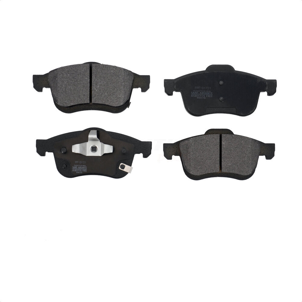 Front Semi-Metallic Disc Brake Pads PPF-D1721 For Ram ProMaster City Fiat 500L