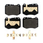 Front Semi-Metallic Disc Brake Pads PPF-D1796 For Mercedes-Benz C300 GLC300 E300 C400 C350e