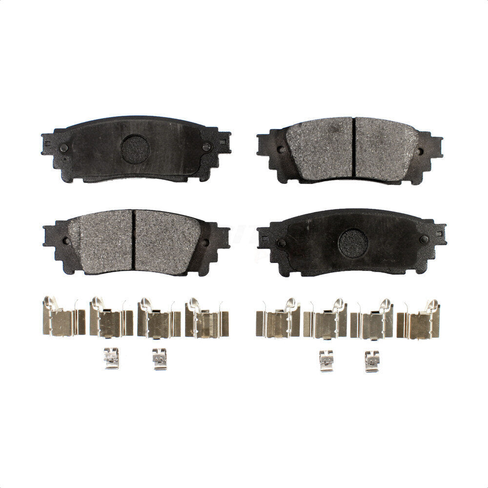 Rear Semi-Metallic Disc Brake Pads PPF-D1805 For Toyota Camry RAV4 Lexus NX200t C-HR NX300 ES350 Avalon NX300h ES300h UX250h UX200 ES250 Venza Corolla Cross
