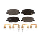 Front Semi-Metallic Disc Brake Pads PPF-D1811 For Jeep Renegade Compass Fiat 500X