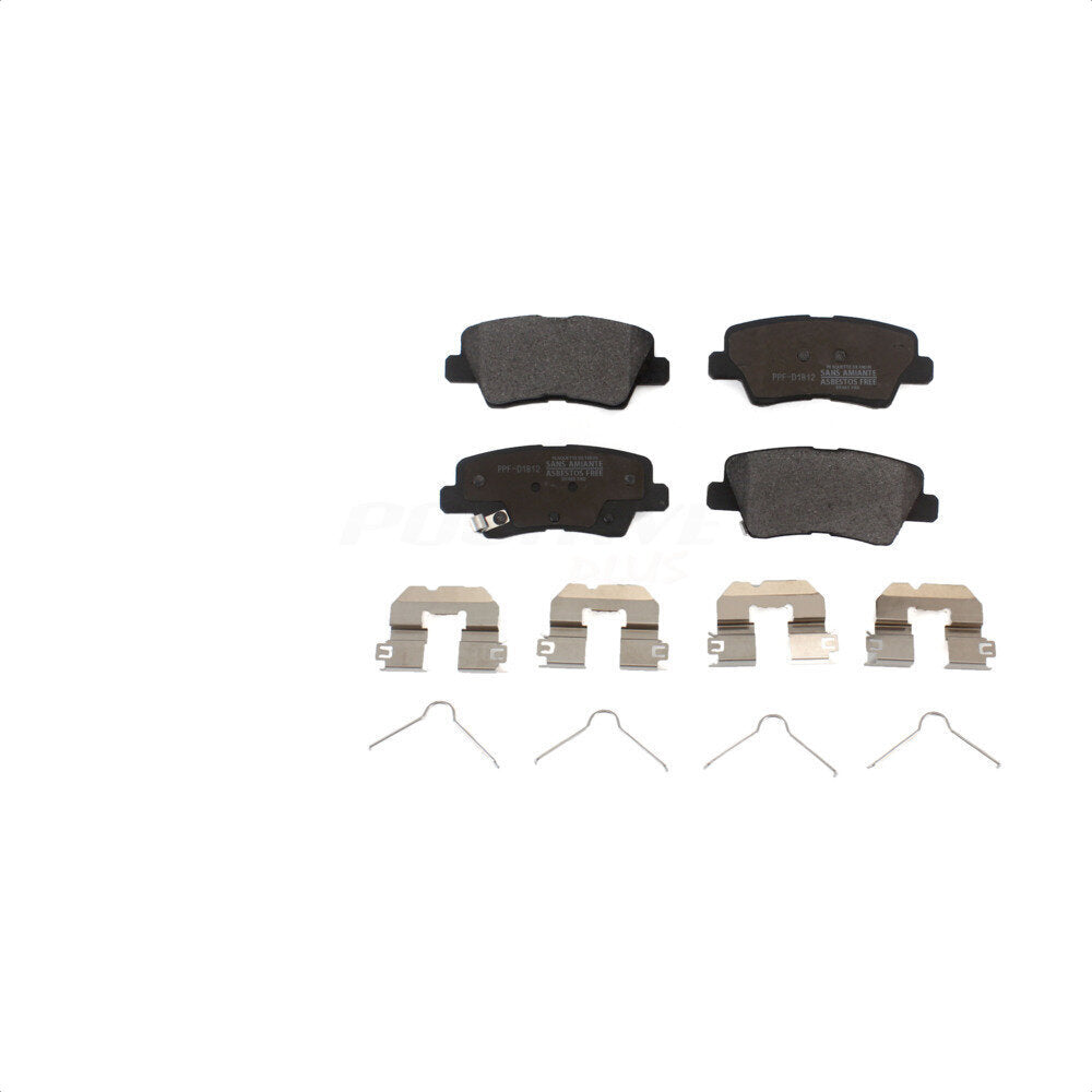 Rear Semi-Metallic Disc Brake Pads PPF-D1812 For Hyundai Elantra Kia Soul Niro Accent Rio Ioniq EV Venue Rondo