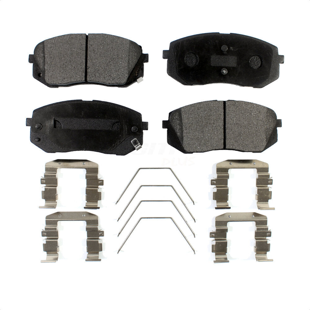 Front Semi-Metallic Disc Brake Pads PPF-D1855 For Hyundai Kia Sonata Optima Soul Kona Elantra GT Veloster EV Forte Seltos Forte5