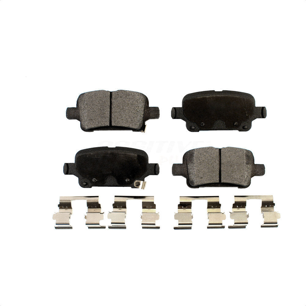 Rear Semi-Metallic Disc Brake Pads PPF-D1857 For Chevrolet Equinox Malibu Cruze GMC Terrain Volt Bolt EV Buick LaCrosse Regal TourX Sportback EUV