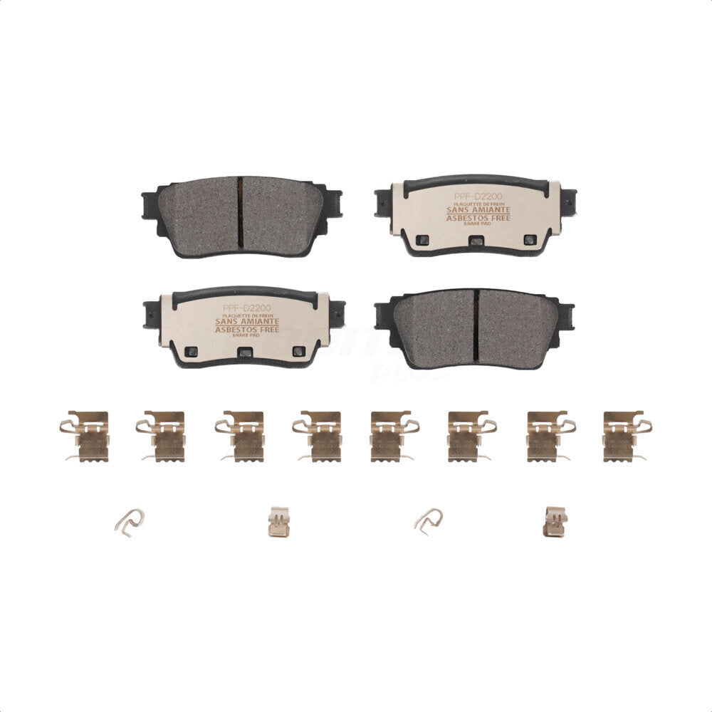 Rear Semi-Metallic Disc Brake Pads PPF-D2200 For Nissan Altima INFINITI Mitsubishi QX60 Kicks Rogue Outlander Pathfinder