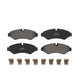 Rear Semi-Metallic Disc Brake Pads PPF-D2201 For Mercedes-Benz Sprinter 3500 2500 Freightliner 1500 3500XD
