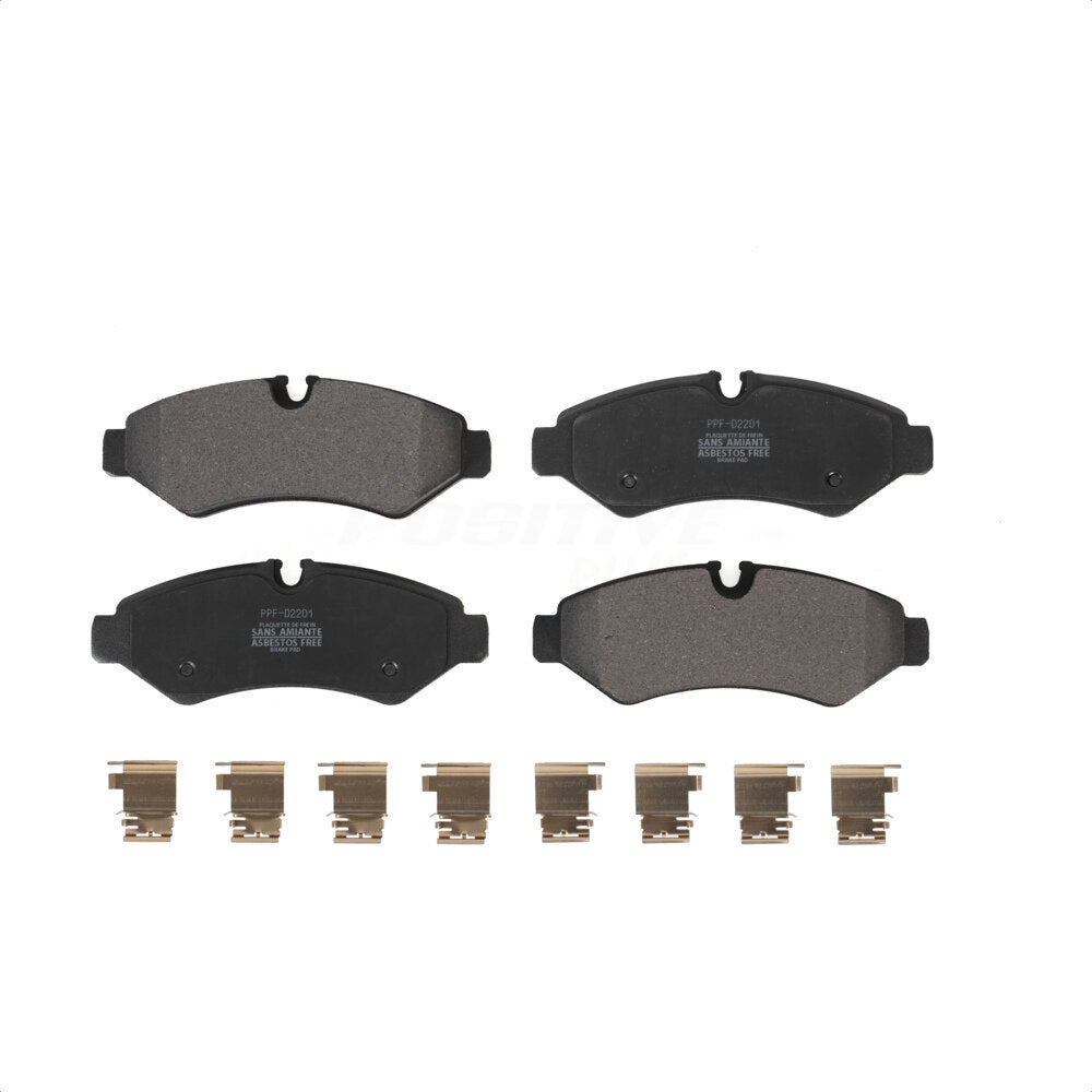 Rear Semi-Metallic Disc Brake Pads PPF-D2201 For Mercedes-Benz Sprinter 3500 2500 Freightliner 1500 3500XD