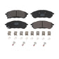 Rear Semi-Metallic Disc Brake Pads PPF-D2208 For 2019-2022 Ford Ranger