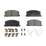 Front Semi-Metallic Disc Brake Pads PPF-D242 For Toyota Corolla Tercel MR2 Celica Geo Prizm Paseo Camry Chevrolet Nova