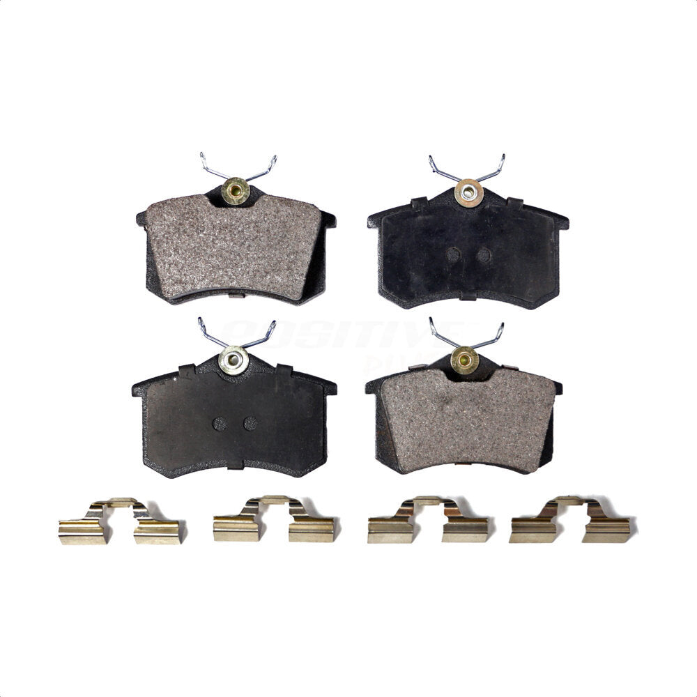 Rear Semi-Metallic Disc Brake Pads PPF-D340A For Volkswagen Jetta Beetle Audi Passat Golf A4 Quattro A6 TT Cabrio SportWagen Allroad S4 R32 A8 S8 S6 City