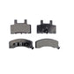 Front Semi-Metallic Disc Brake Pads PPF-D370 For Chevrolet GMC Dodge Tahoe K2500 Ram 2500 C2500 K1500 Suburban C3500 K3500 Express 3500 C1500 Savana Yukon R2500 C35
