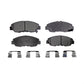 Front Semi-Metallic Disc Brake Pads PPF-D465A For Honda Civic Accord Insight Acura EL