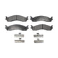 Front Semi-Metallic Disc Brake Pads PPF-D655 For Ford Dodge E-350 Super Duty Ram 2500 F-350 E-250 F-250 Econoline HD Club Wagon 3500 Van B3500 E-450 B2500