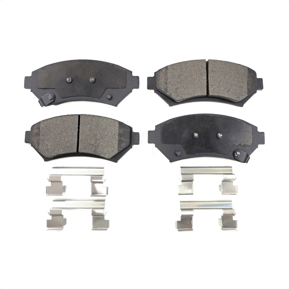 Front Semi-Metallic Disc Brake Pads PPF-D699 For Buick Chevrolet Impala LeSabre Century Pontiac Cadillac DeVille Grand Prix Venture Monte Carlo Park Avenue Oldsmobile Regal Montana Bonneville Intrigue